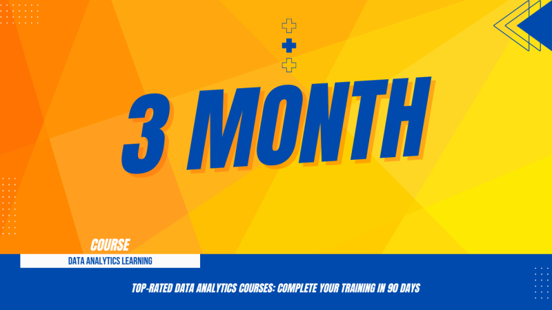 Top-Rated Data Analytics Courses: Complete Your Training in 3 Months